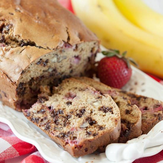 Banana Split Bread - Recipe photo by Food Done Light