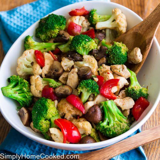Broccoli and Cauliflower Salad - Recipe photo by simplyhomecooked