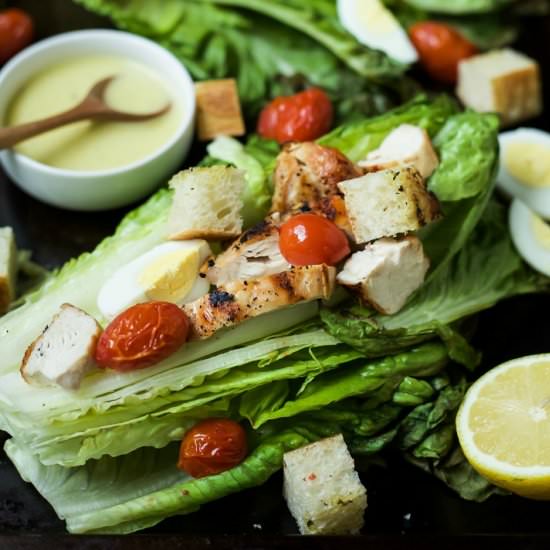 Grilled Chicken Caesar Salad - Recipe photo by joyfulhealthyeats