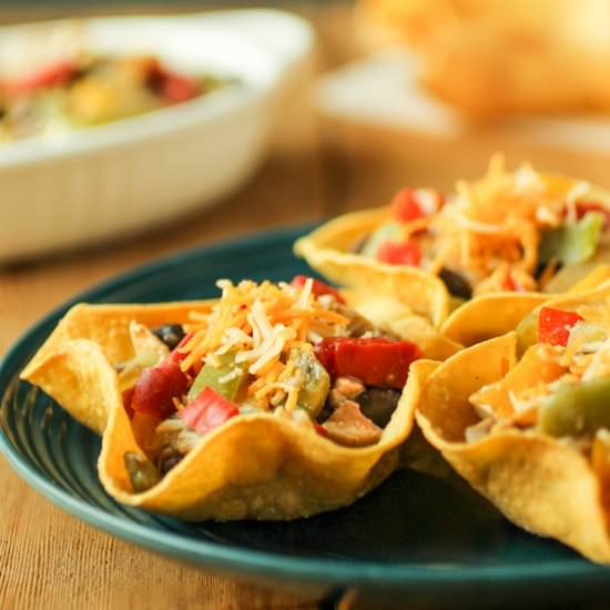 Fajita Bowls - Recipe photo by dizzybusyandhungry