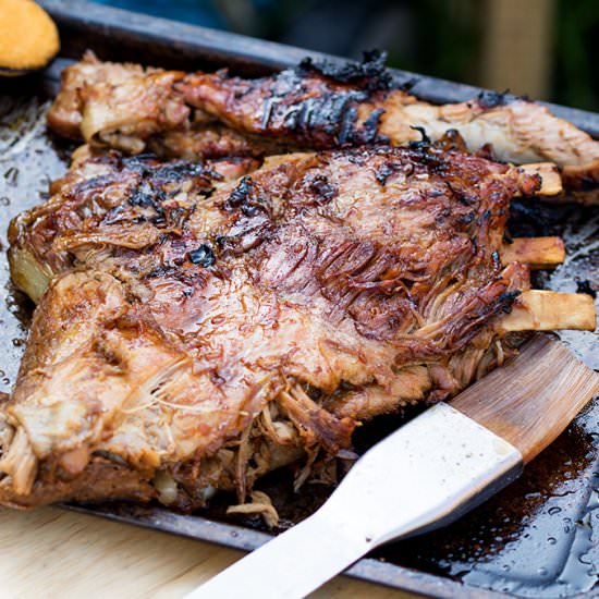 BBQ Sticky Slow-Cooked Ribs - Recipe photo by KitchenSanctuary