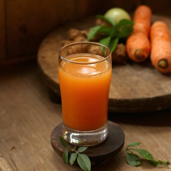 Carrot Gooseberry Ginger drink - Recipe photo by divyapramil