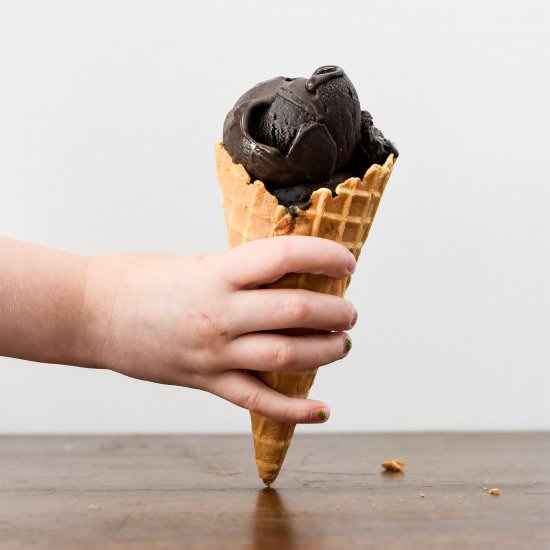 Dark Chocolate Ice Cream - Recipe photo by apleasantlittlekitchen