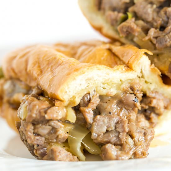 Philly Cheesesteak Sandwiches - Recipe photo by browneyedbaker