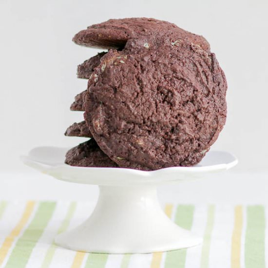 Jumbo Chocolate Mint Cookies - Recipe photo by Desserts Required