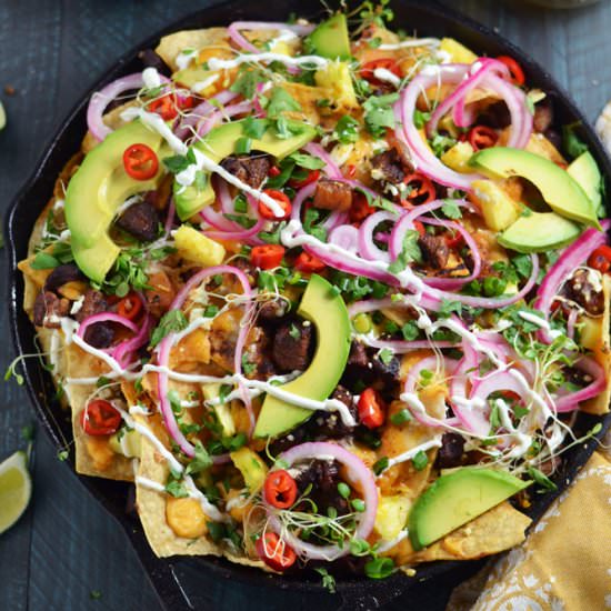 Nachos Al Pastor - Recipe photo by MorganHosttheToast