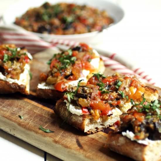 Grilled Sicilian Caponata - Recipe photo by susanstable