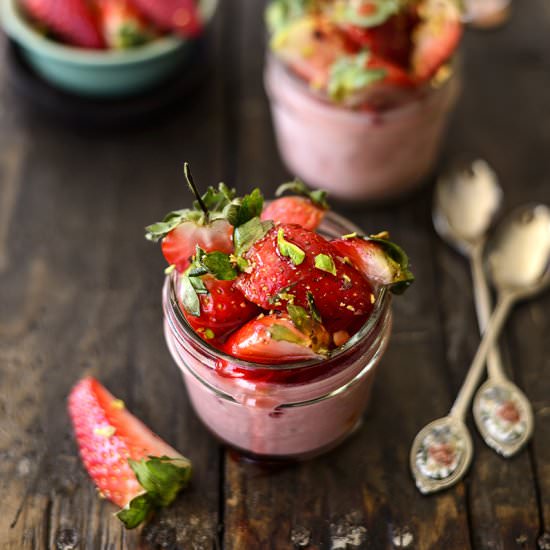 Strawberry Rabdi - Recipe photo by turmericnspice