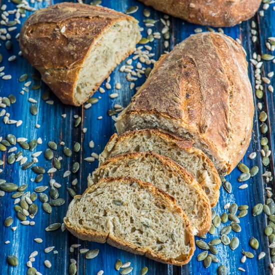 Spelt Seed Sourdough Bread - Recipe photo by denisav