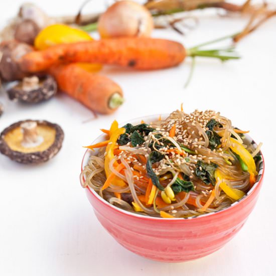 Korean Sweet Potato Noodles - Recipe photo by fotofeedme