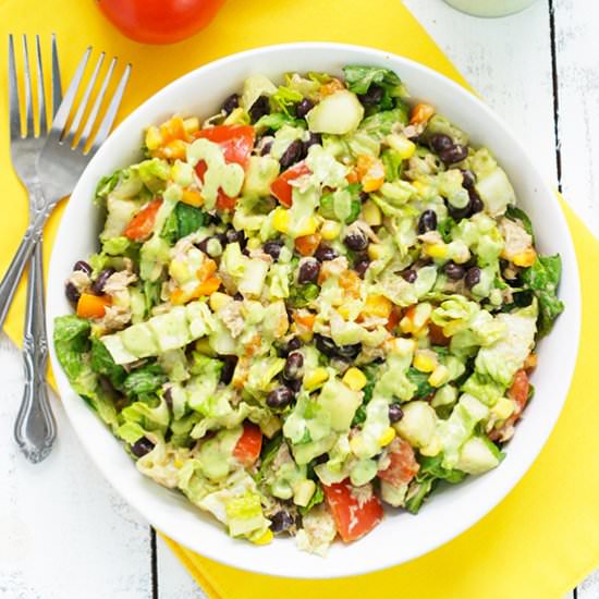 Tuna Black Bean Chipotle Salad - Recipe photo by SmartLittleCookie