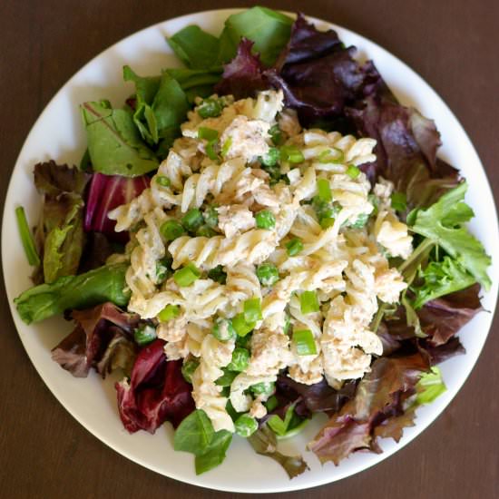 Pasta Salad with Salmon and Peas - Recipe photo by Paulas Plate
