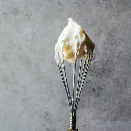 Cake Batter Frosting - Recipe photo by cookienameddesire