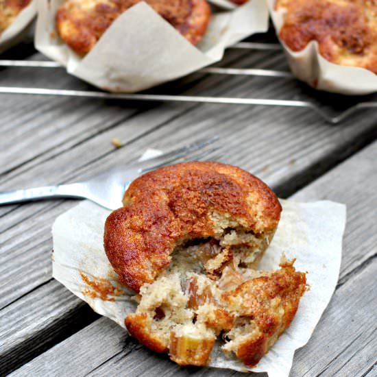 Rhubarb Muffin - Recipe photo by mysecondbreakfast