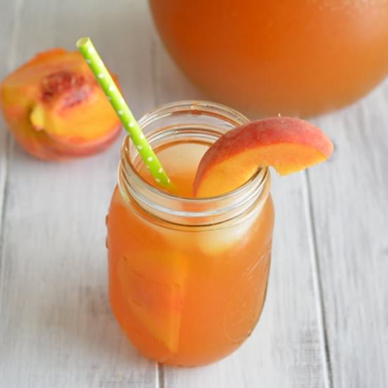Peach Green Tea - Recipe photo by Nourishedsimply