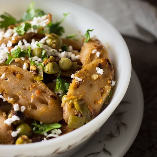 Kamal Kakdi ki Subz - Recipe photo by deepali