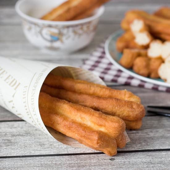 Youtiao – Chinese Breadsticks - Recipe photo by cookingtheglobe