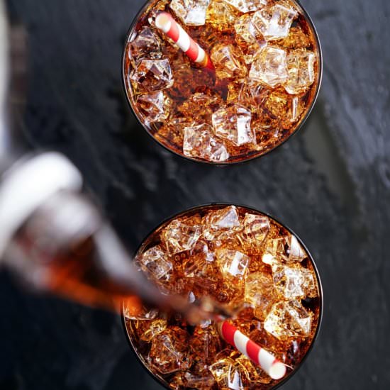 Dirty Dr Pepper Cocktail - Recipe photo by sugarspiceandglitter