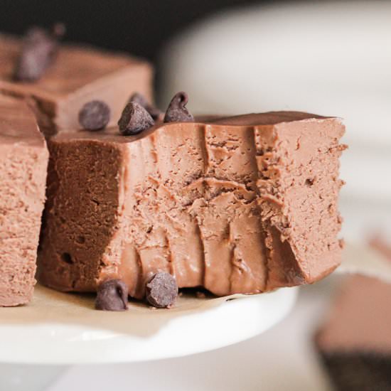 Healthy Vegan Chocolate Fudge - Recipe photo by dessertswithbenefits