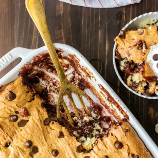 Banana Split Dump Cake - Recipe photo by mybakingaddiction