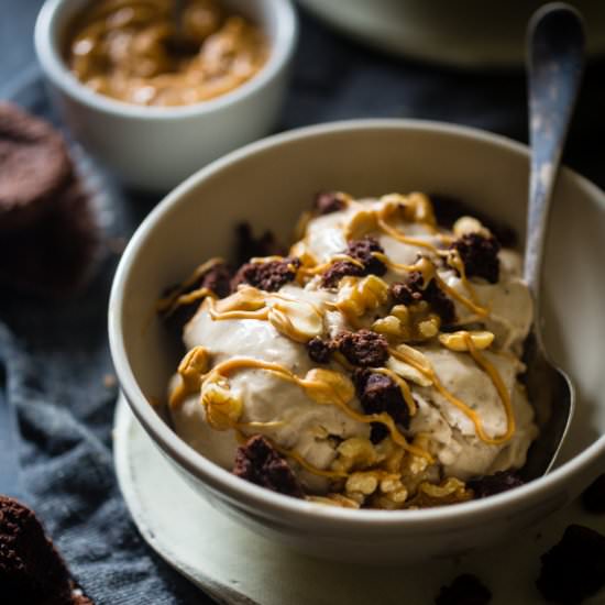 Chunky Monkey Banana Ice Cream Bowl - Recipe photo by foodfaithfitness