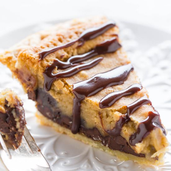 Chocolate Chip Cookie Pie - Recipe photo by Averie