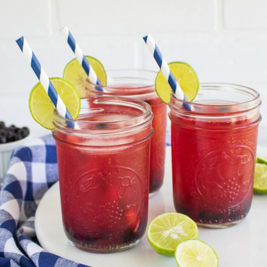 Sparkling Key Lime Fruit Punch - Recipe photo by BruCrewLife