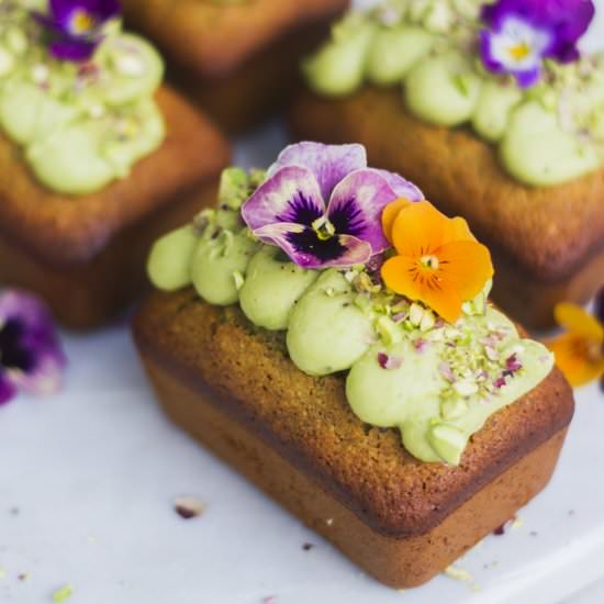 Pistachio & Lime Mini Loaves - Recipe photo by Pheebs Foods