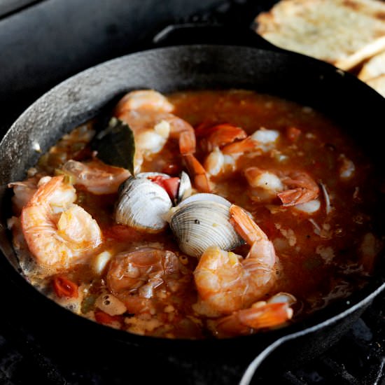 Grilled Cioppino - Recipe photo by girlscangrill