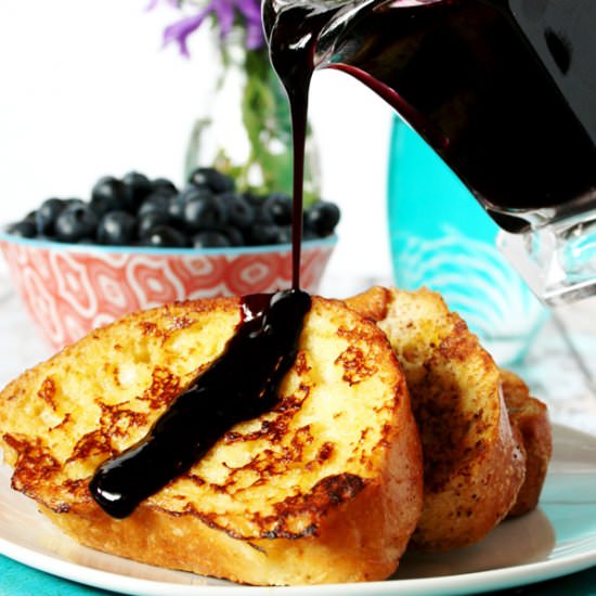 Home Made Blueberry Syrup - Recipe photo by myfriendsbakery