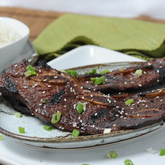 Galbi – Korean Short Ribs - Recipe photo by girlscangrill