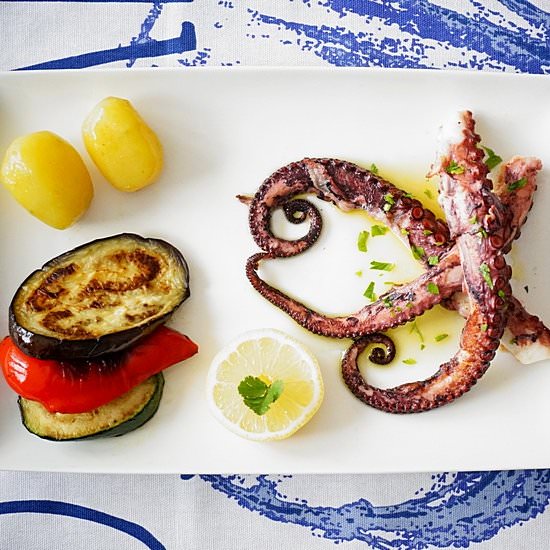 Octopus with Vegetables - Recipe photo by lacuisinedesimona