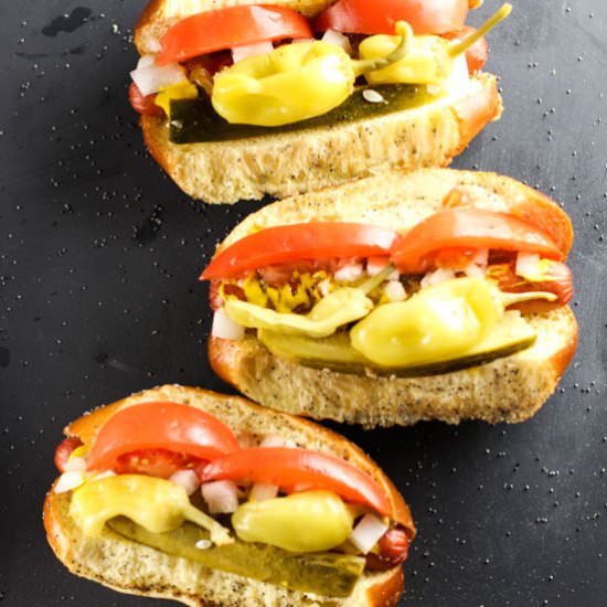 Chicago Style Hot Dog - Recipe photo by theculinarycompass