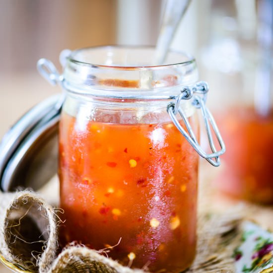 Thai Sweet Chilli Sauce - Recipe photo by Whiskaffair