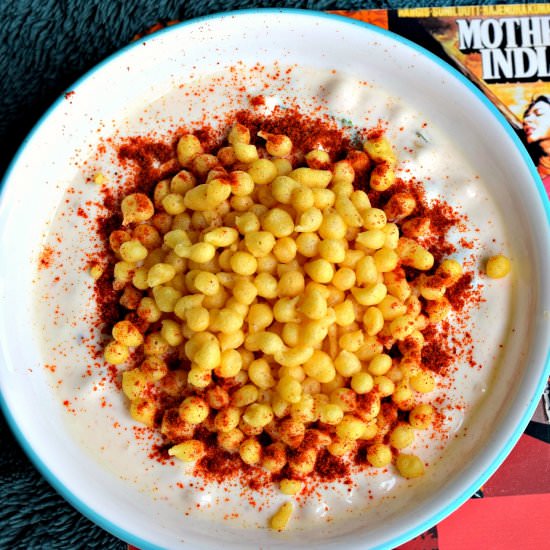 Boondi Raita - Recipe photo by Cookilicious