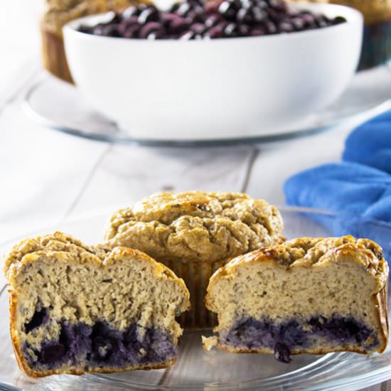 Healthy blueberry muffins - Recipe photo by slimchefrecipes