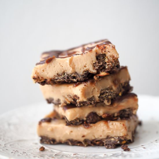 Raw Peanutbutter Coconut Bars - Recipe photo by Samieze