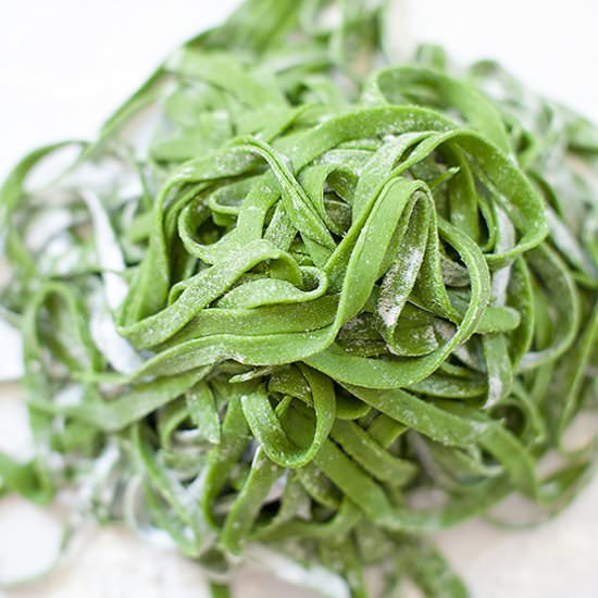 STINGING NETTLE PASTA - Recipe photo by bitebymichelle