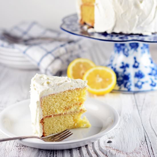 Lemon Layer Cake - Recipe photo by TheCakeChica