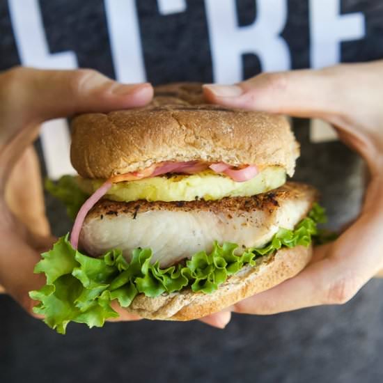 Blackened Mahi Mahi Fish Burgers - Recipe photo by joyfulhealthyeats