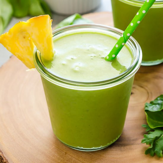 Power Green Pineapple Smoothie - Recipe photo by flavorthemoments