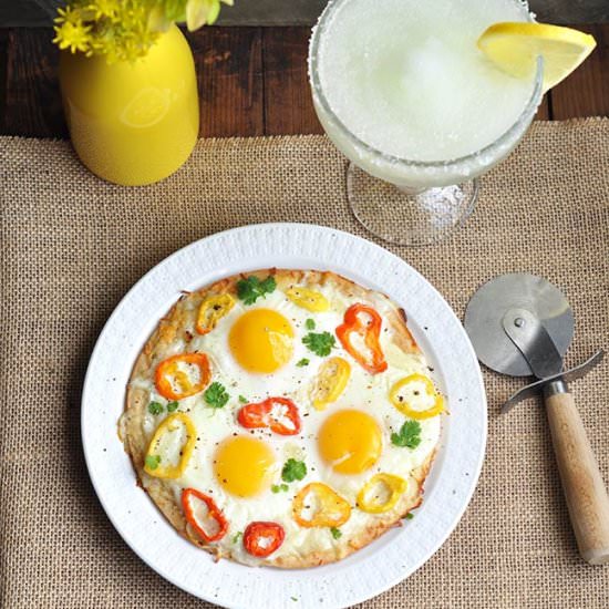 Hot Pepper Breakfast Pizza - Recipe photo by Mighty Mrs