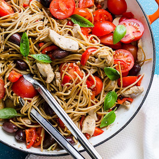 Chicken and Whole Wheat Spaghetti - Recipe photo by ifoodreal