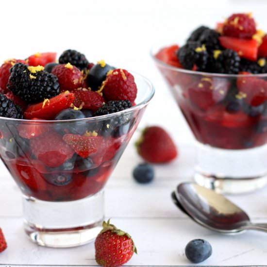Summer Berry Salad - Recipe photo by JesseLWellness