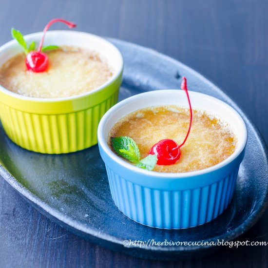 Classic Crème Brûlée - Recipe photo by Herbivore Cucina