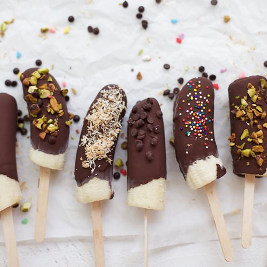 Chocolate Covered Bananas - Recipe photo by onelovelylife