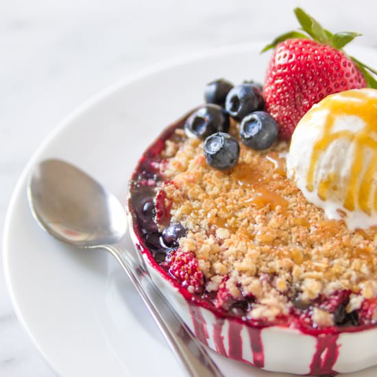 Blueberry and Strawberry Cobbler - Recipe photo by Nordstrom Recipes