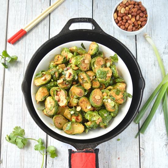 Kung Pao Brussels Sprouts - Recipe photo by ruchiskitchen