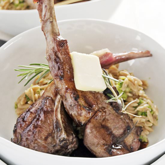 Grilled Lamb Chops - Recipe photo by thecharmingdetroiter