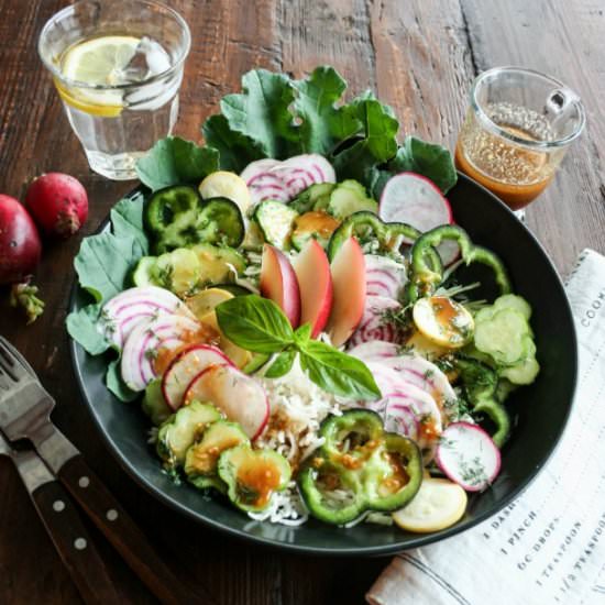 Chirashi Rice Salad - Recipe photo by culinarytribune
